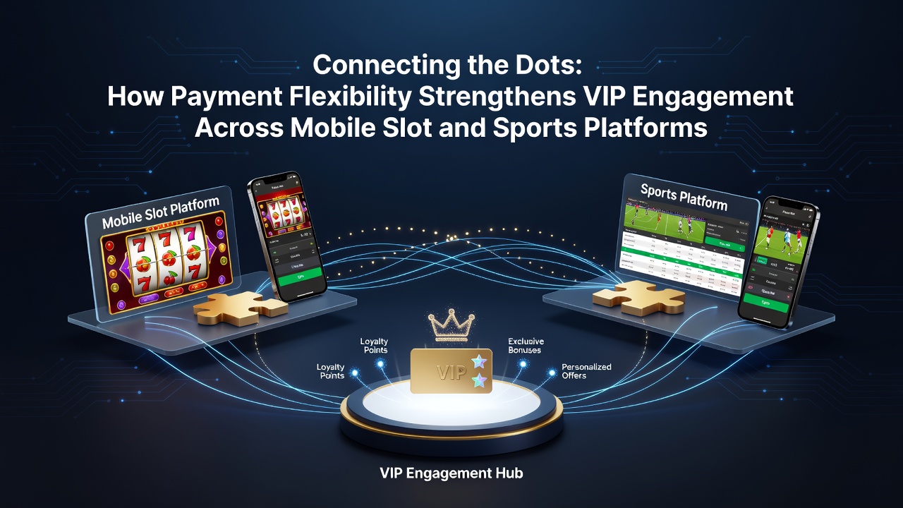 Mobile device displaying slot games and sports betting interface with flexible payment options highlighted