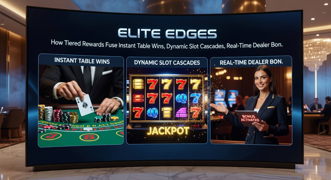 Mobile device showing tiered reward dashboard with live dealer chat, slot cascades, and seamless transfer icons during a wager surge