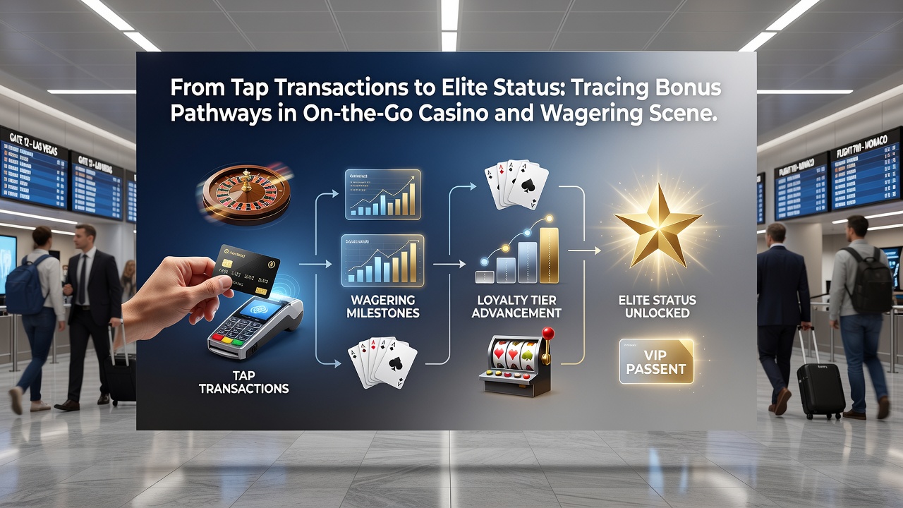 Loyalty tier progression chart displayed on mobile device during casino session