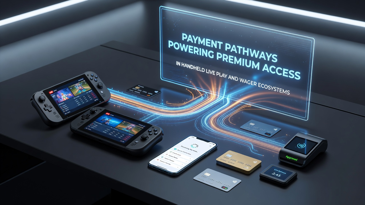 Mobile payment interfaces connecting live dealer sessions with instant wager processing on handheld devices