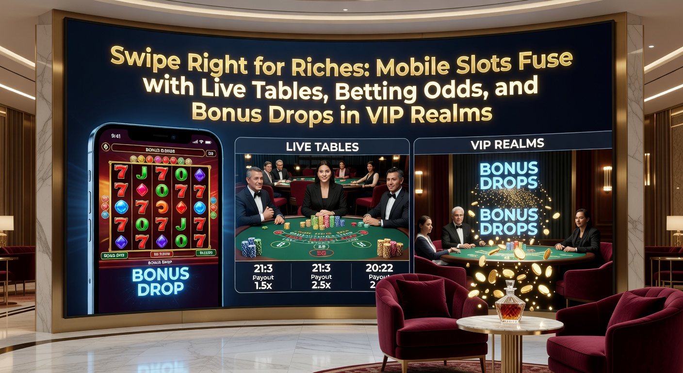 Vibrant mobile casino screen displaying fused slots, live dealer tables, and betting odds with bonus notifications overlayed